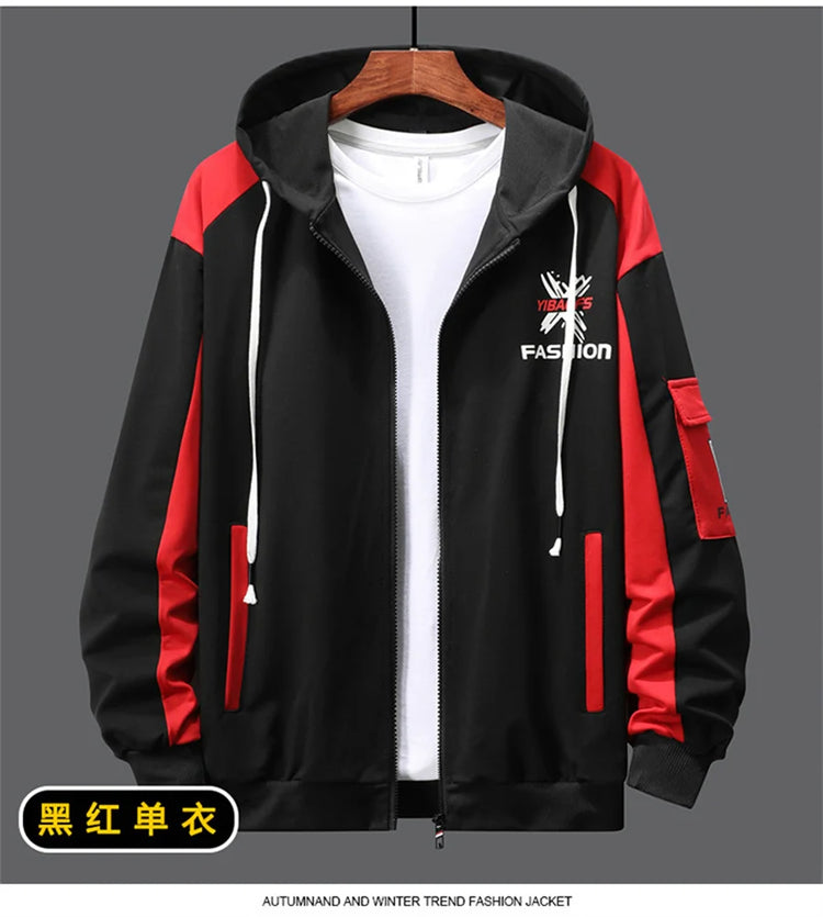 2027 New Style Men Cardigan and Pants Casual 2 Piece Set Sportswear Spring and Autumn Men's Clothing Printed Tracksuits Hoodies