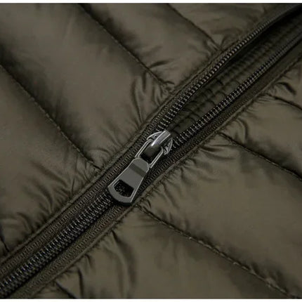 Down Jacket Men's 2024 New 90% White Duck Down Super Light Down Jacket Men's Lightweight Thermal Coat Hooded Feather Coat