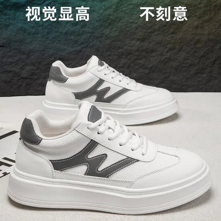 Hot selling Breathable Thick soled Trendy waterproof Durable Casual height increasing shoes Increase by 6 centimeters