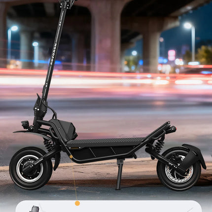 SUNNIGOO X3 Potente Monopattino Elettrico 1800W Motore ad Alta Potenza 60V 28.6Ah Batteria Grande Capacità Doppia Modalità di Guida Velocità Massima 65KM/H Veicolo per Pendolari a Lungo Raggio Pneumatici Fuoristrada da 11