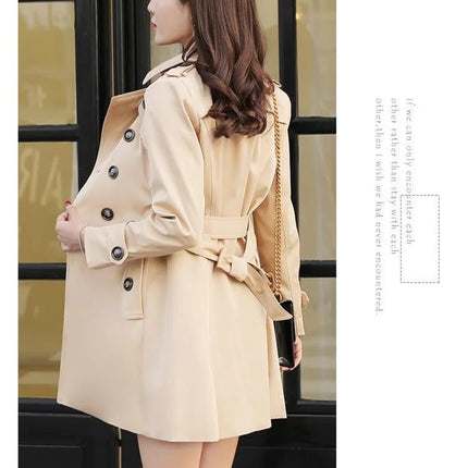 Xiaoxiangfeng Jacket Women2026Spring Autumn Winter New Fashion Windbreaker British Style Long Trench Coat Loose Female Outerwear
