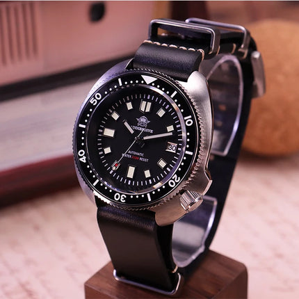 ADDIESDIVE Men's Watch Sapphire Glass Stainless Steel NH35 Automatic Mechanical Watch BGW9 Luminous 200m Waterproof Dive Watch