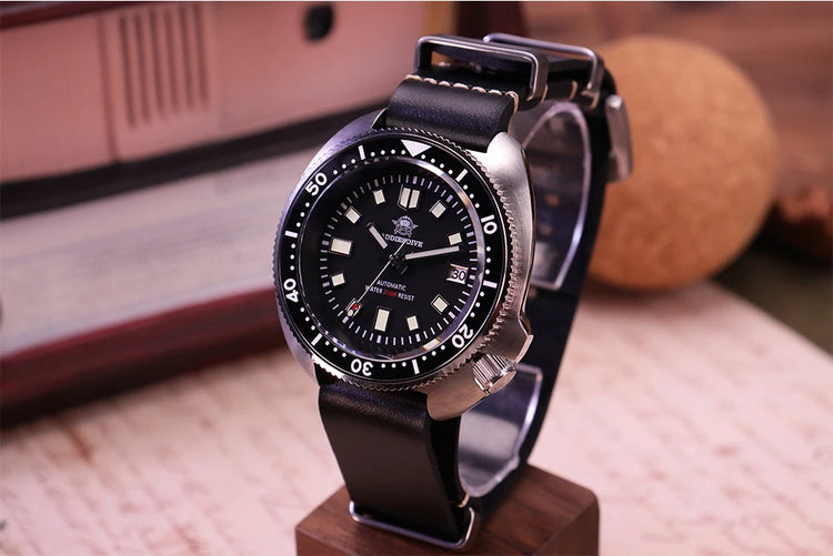 ADDIESDIVE Men's Watch Sapphire Glass Stainless Steel NH35 Automatic Mechanical Watch BGW9 Luminous 200m Waterproof Dive Watch