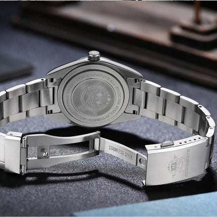 ADDIESDIVE 36mm Men Watch Without Logo AD2030 VH31 Quartz Watch 10Bar Waterproof 316L Stainless Steel Sand Dial Wristwatch New