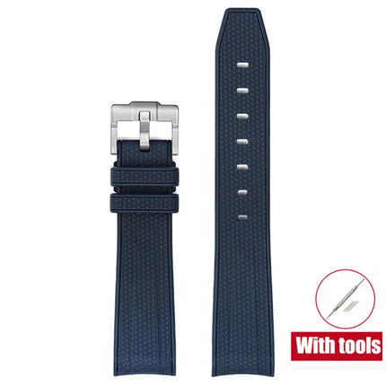 Cinturino in gomma per Swatch X Omega Joint MoonSwatch Cinturino sportivo impermeabile da 20 mm Cinturino con estremità curva in silicone per uomo donna platinumshop