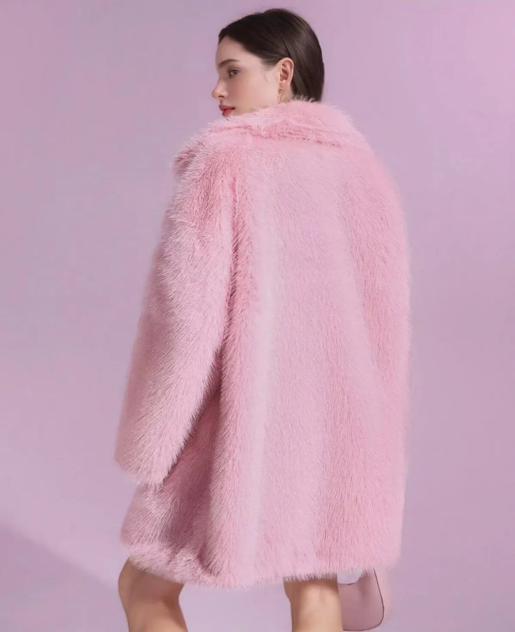 ZADORIN 2026 New Elegant Long Thick Warm Fluffy Faux Fur Coat Woman Winter Clothes Faux Fur Coats Jackets for Woman Outerwears