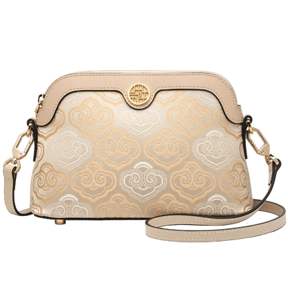Limited Hot Chinese Style Cow Leather Women Messenger Bag Soft Skin Soft Embroidery Crossbody Bags Purses Royal Stylish #SC1600