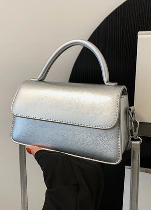 Borsa a mano da donna alla moda, in pelle PU di alta qualità, borsa tote casual per lo shopping quotidiano, per signore.