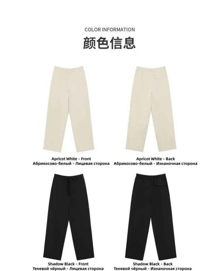 Metersbonwe Women's Cargo Jogger Pants Loose Fit Drawstring Elastic Waist Streetwear Casual Trousers Trendy Tapered Sweatpants