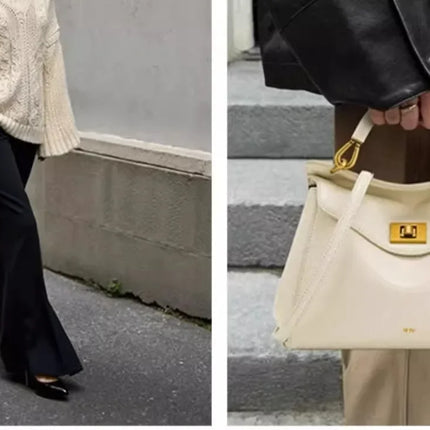 Borsa Clutch Lucia di JW PEI, Unica e alla Moda, Borsa a Tracolla in Vera Pelle, Versatile e di Alta Qualità