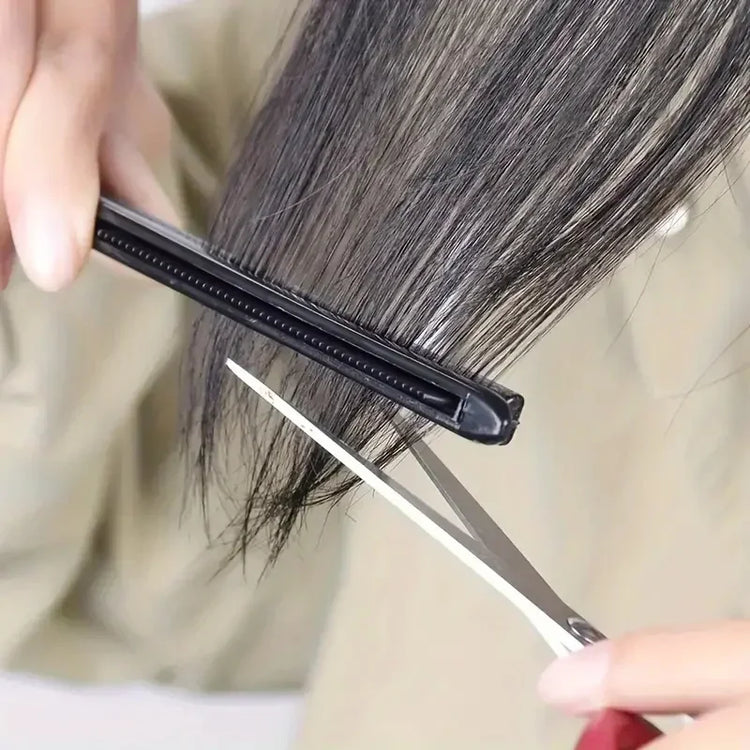 Hairdressing V Comb Hair Straightening Styling Clip Comb Special For Wig And Messy Hair Finishing