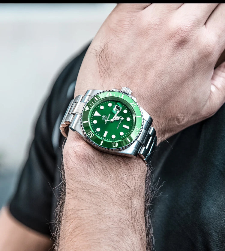 ADDIESDIVE Man Watch High Quality Ceramic Bezel Business Leisure 41mm Quartz Watches BGW9 Luminous 200m Waterproof Diver Watch