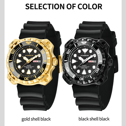 Orologio da uomo LIGE 2026 alla moda, orologio sportivo di lusso con quadrante grande, impermeabile, luminoso, al quarzo, con datario, per uomo, marca Foxbox platinumshop