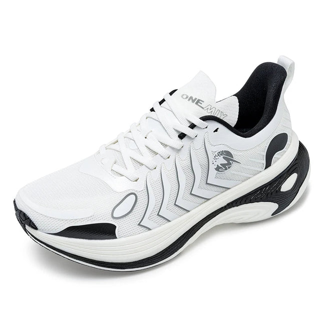 ONEMIX nuove scarpe da corsa Orca per uomo Cushion Training Outdoor Athletic Sport Shoes Sneakers invernali da uomo antiscivolo resistenti all'usura PlatiNum