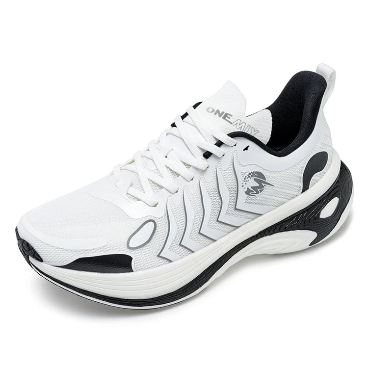 ONEMIX nuove scarpe da corsa Orca per uomo Cushion Training Outdoor Athletic Sport Shoes Sneakers invernali da uomo antiscivolo resistenti all'usura PlatiNum