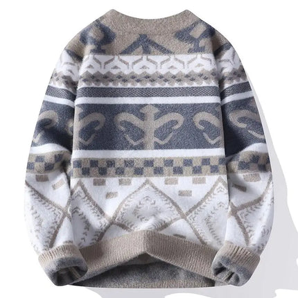 Winter Sweaters for male men thick O-neck sweater men Student youth sweaters autumn Men's wool Casual Knitwear Pullover