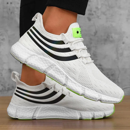Scarpe sportive Casual da uomo Sneakers leggere e traspiranti appartamenti antiscivolo Outdoor Running Walking Tenis scarpe da Jogging atletiche