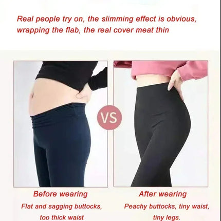 M-XL Shark pants women wear spring  autumn winter thin high-waisted belly lift hip yoga tights small feet black leggings PlatiNum