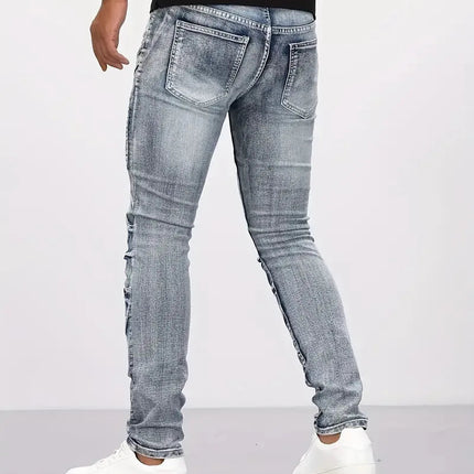 2025 New Motopants leisure motorcycle jeans riding trousers off-road motocross riding pants zipper design Multiple pockets PlatiNum