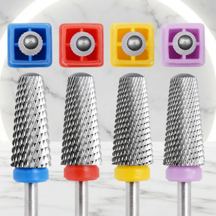 5 in 1 Tungsten Steel Nail Drill Bits Milling Cutter For Electric Nail Drill Manicure Machine Nail File Accessories Drill Bit