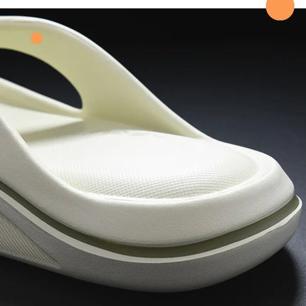 New Men's Women's Slippers Flip Flops Indoor Outdoor Beach Sandals Super Soft Bottom Slides Men's Slippers with Thick Non-slip Sole