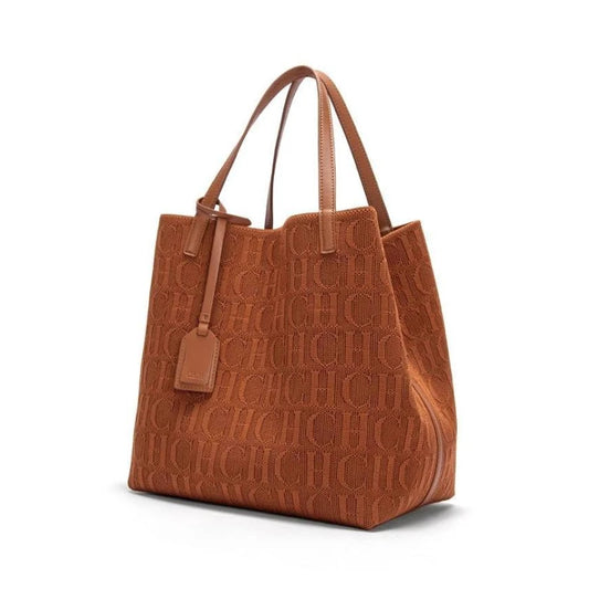 Borse da donna eleganti Borsa di design di grande capacità Borsa a tracolla classica in tinta unitaBorsa tote da viaggio Carolina Herrera