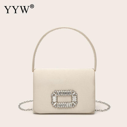 2023 nuove mini borse rosa per le donne pochette da sera per banchetti con catena borse casual in modalità piccola festa elegante Bgas in pelle PU