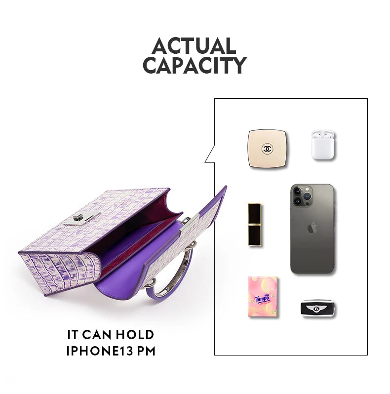 BAFELLI 2025 NUOVA BORSA DA DONNA MARCHIO DI Lusso K GOLD SERIES MODA VIOLA Borsa da sera Spalla Stile invernale Lana CASUALE