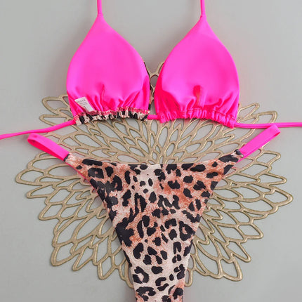 Micro Bikini Push Up Costumi da bagno donna 2026 Costumi da bagno sexy Bikini brasiliano Set Halter Biquini Costumi da bagno Perizoma Beachwear Donna