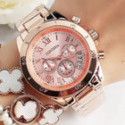 CONTENA Orologi eleganti di lusso per donna Orologio da donna in acciaio inossidabile Orologio da polso da donna alla moda Orologio al quarzo Reloj Mujer platinumshop