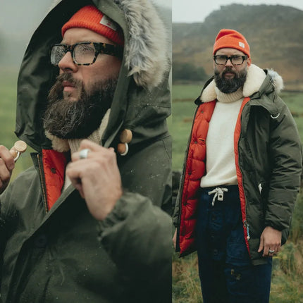 Nigel Goose Down Antarctic Expedition Everest Prototype Jacket