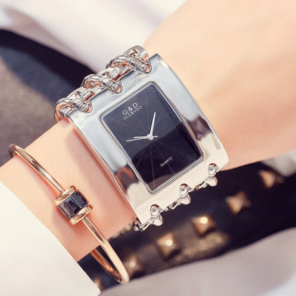 Orologio da donna di marca di lusso Abito con strass Orologi da polso da donna Eleganti orologi femminili in oro per le donne Montre Femme 2025 platinumshop