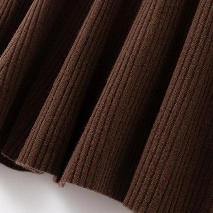 Woman's 100% Cashmere Knittwear Skirt Autumn Winter Elegant Mermaid Mid-calf High Waisted Slim Office Lady Dress Light Luxury PlatiNum