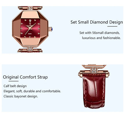 POEDAGAR Orologio da donna di alta qualità Orologi al quarzo in pelle impermeabile per donna Orologio da polso da donna casual di moda di lusso regalo Reloj platinumshop