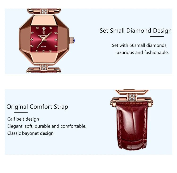 POEDAGAR Orologio da donna di alta qualità Orologi al quarzo in pelle impermeabile per donna Orologio da polso da donna casual di moda di lusso regalo Reloj platinumshop