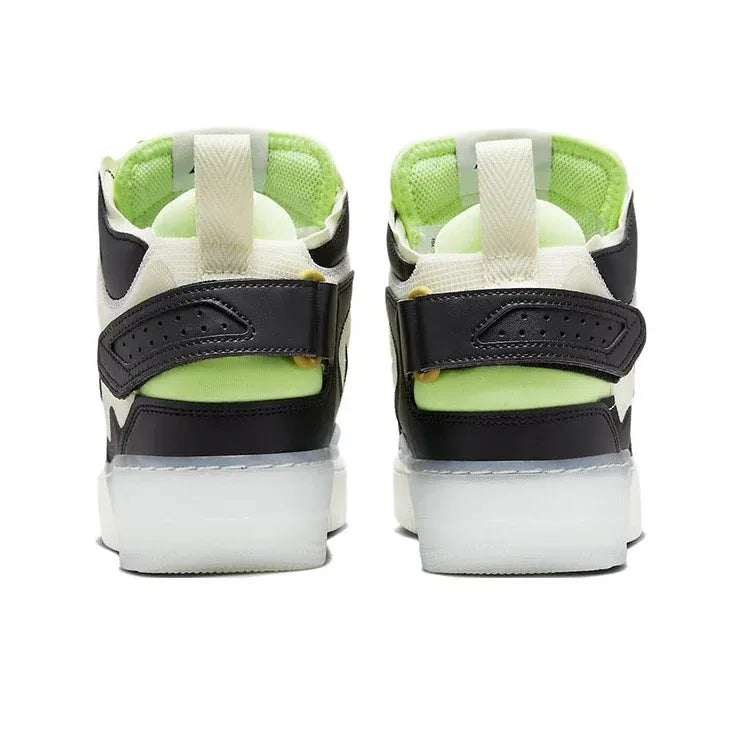 Nike Air Force 1 Skate Shoes Men's Mid-top Black/Green DQ1872-100