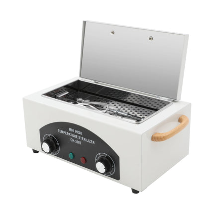 300W Metal Disinfection Cabinet, High Temperature Nail Tool Sterilizer, 31*20.5*17.5cm Cleaning Machine For SPA Salon Barber, Beauty Salons, Home