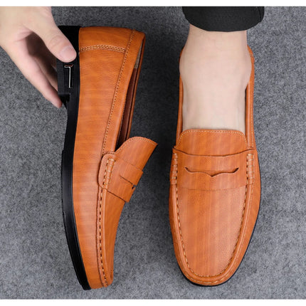 Designer Uomo Scarpe Casual Moda Uomo Scarpe Mocassini da uomo in vera pelle Mocassini Slip on Appartamenti da uomo Scarpe da guida maschili 2022