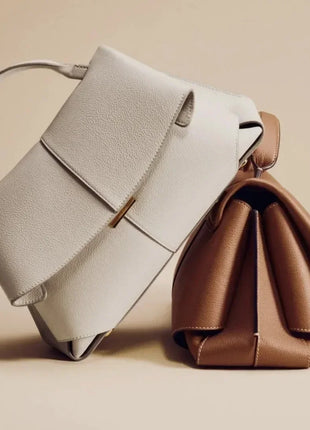 Elegante Borsa in Pelle di Lusso con Pieghe a Fisarmonica per Donne, Stile Commuter di Alta Gamma, Interno Spazioso, Borsa Alla Moda per Uso Quotidiano