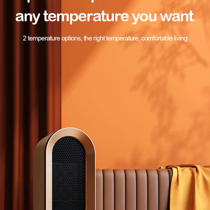 Portable Heater Electric Fan Heater Mini Radiator Desktop Warmer Machine For Winter PTC Ceramic Heating For Home Bedroom Office