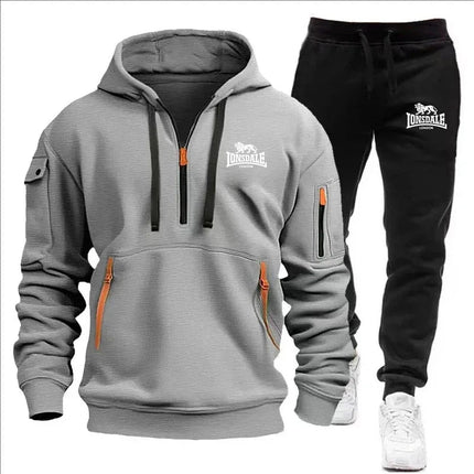 2024 Sports Tracksuit Jogging Men's Clothing Casual Sweatshirt Suit Sweatshirts for Men Daily Tricolor Hoodies Hot High Quality PlatiNum