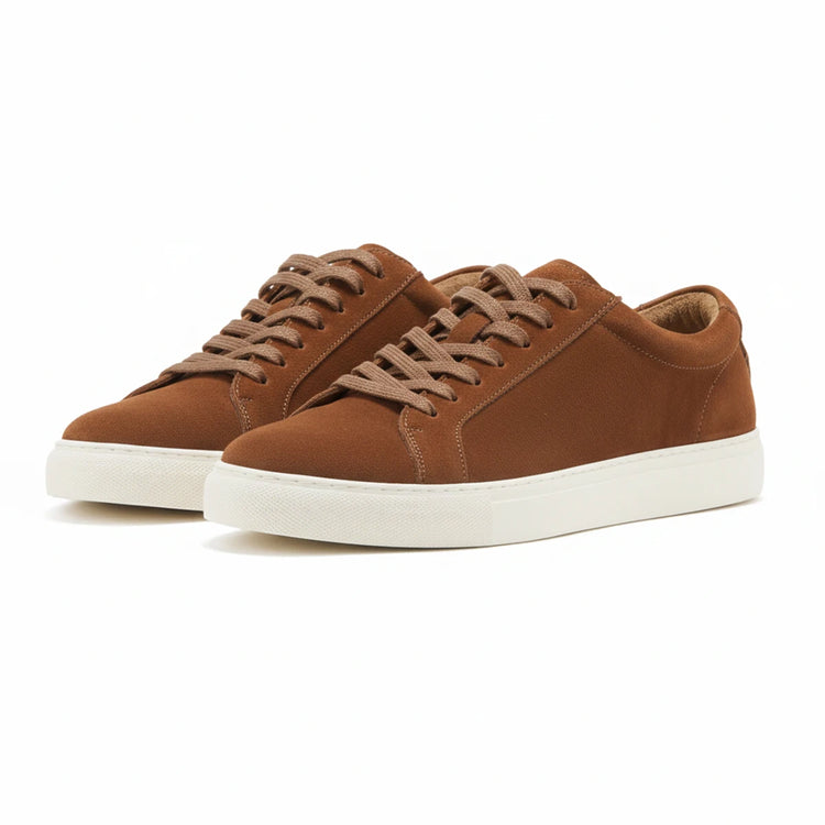 Men's Suede Loafers Walking Style Shoes Durable Pure Leather Casual Skateboarding Shoes