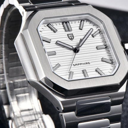 PDYS019 PAGANI DESIGN Orologi da polso al quarzo da uomo TMI VH31 37MM 10Bar Impermeabile 316L Acciaio inossidabile di lusso Zaffiro