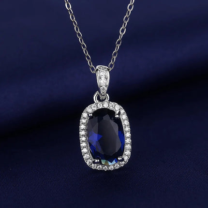 925 Sterling Silver Necklace For Women Round Pendent Sparkling Pave CZ Necklace Fashion Anniversary Birthday Jewelry Gifts N325 PlatiNum