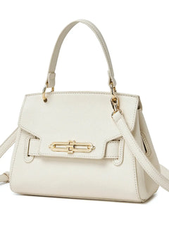 Miss Lulu WOMEN'S PU leather handbag elegant shoulder bag with anti-theft & detachable handles small