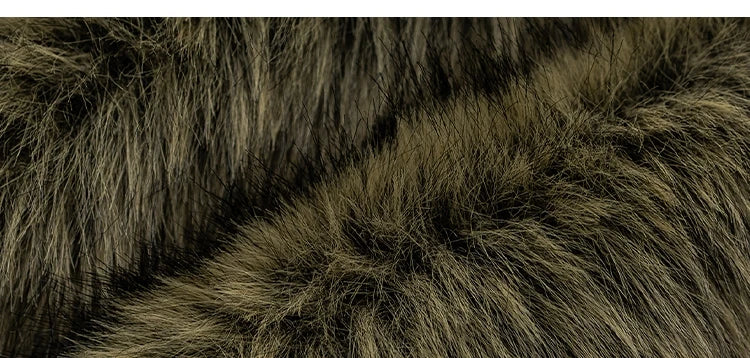 Mens Korean Streetwear Thick Warm Jacket Winter Fleece Lined Fur Collar High Quality Cold Proof Heavyweight Outdoor Thermal Coat