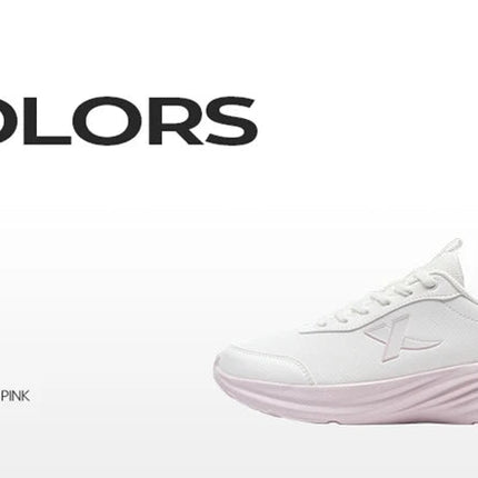 Xtep Running Shoe for Women Support Yu Yi Fw Cushioning Shock WaterProof Stability Durability Breathable Sneakers 875418110055 PlatiNum