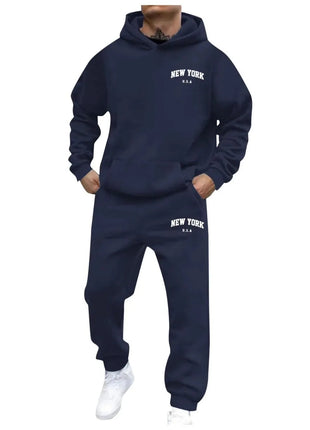 Men Women Autumn Winter Hooded Cotton Pants Set Fashion Casual Letter Printed  CottonPants Sports Suit Ensemble PlatiNum