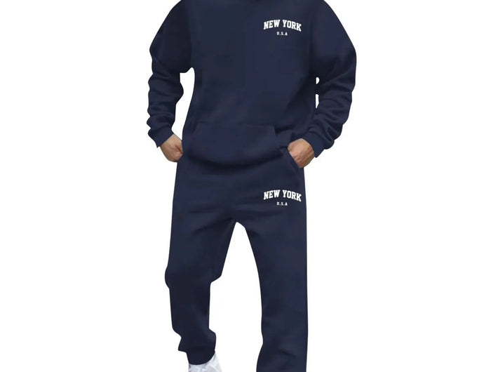 Men Women Autumn Winter Hooded Cotton Pants Set Fashion Casual Letter Printed  CottonPants Sports Suit Ensemble PlatiNum