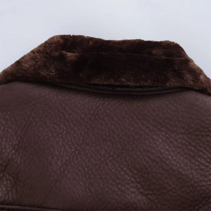 2024 Autumn New Product Women's Fashion Casual Polo Collar Long sleeved Zipper Decoration Double sided Jacket Coat